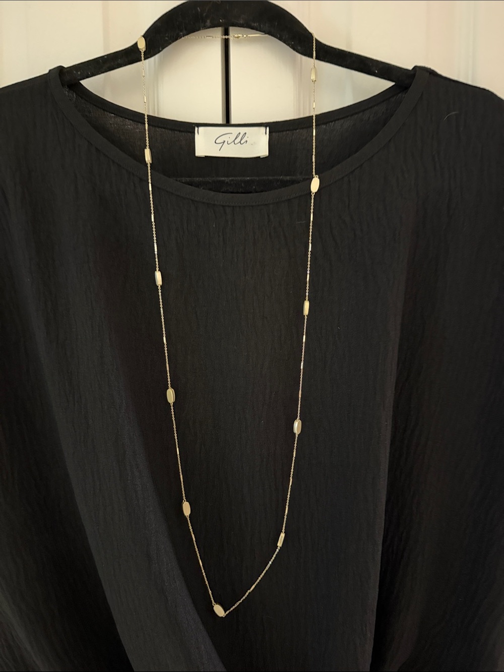Kendra Scott Gold Station Long Necklace